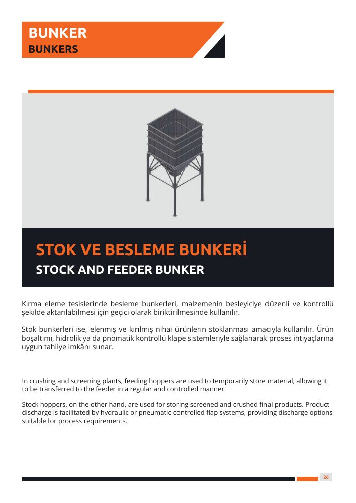 Bunker Sistemleri