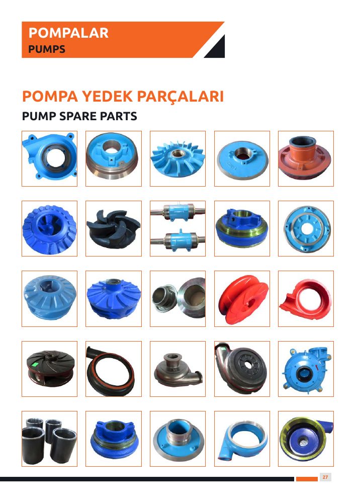 Pompa Yedek Parçaları